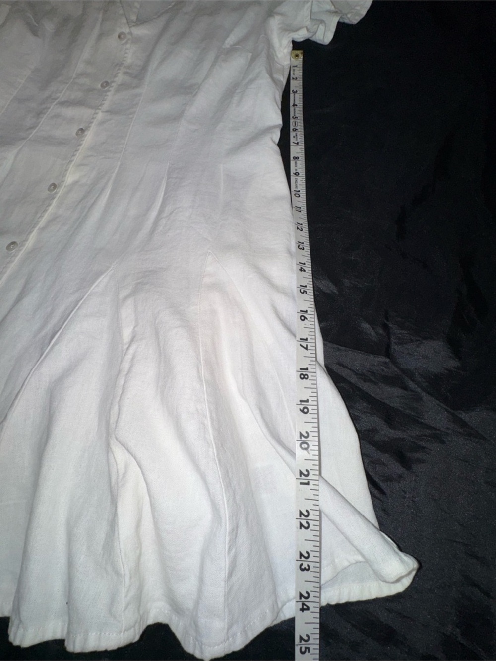 Universal threads White Button-Front V-Neck Dress - Picture 4 of 6
